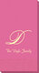 Pick Your Single Monogram with Text Guest Towels Image 3 of 4